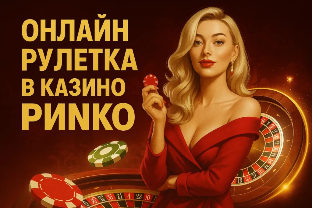 Онлайн рулетка в казино Пинко